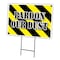 Signmission Pardon Our Dust Yard Sign & Stake outdoor plastic coroplast window, C-1216-DS-Pardon Our Dust C-1216-DS-Pardon Our Dust - alternate 1